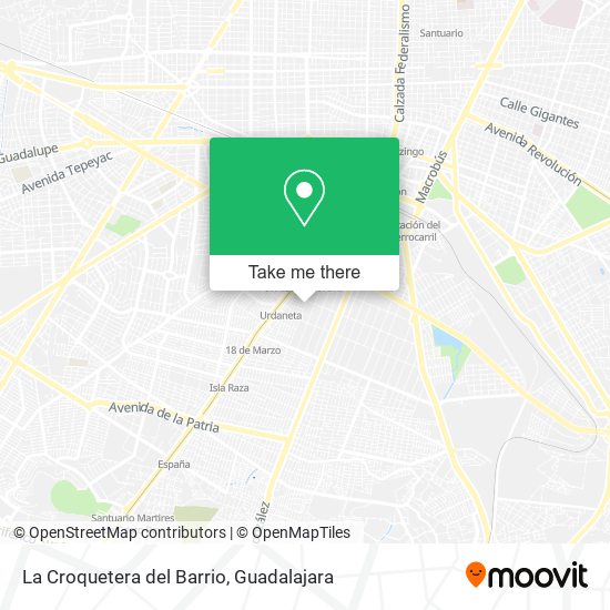La Croquetera del Barrio map