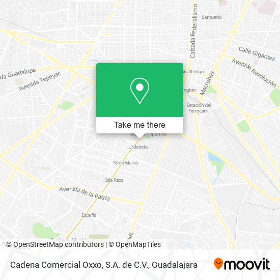 Cadena Comercial Oxxo, S.A. de C.V. map