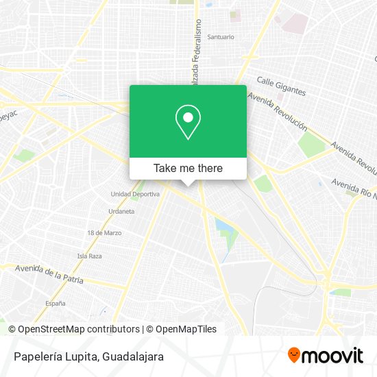 Papelería Lupita map