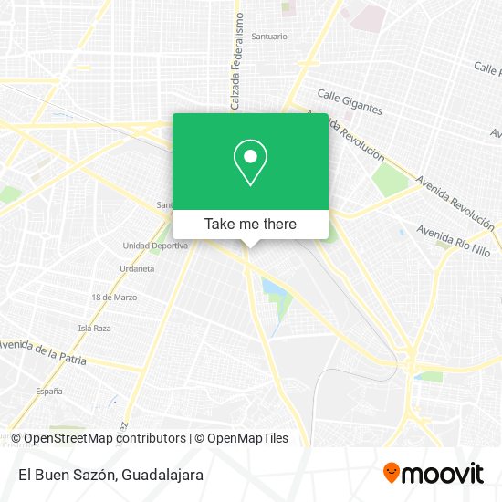 El Buen Sazón map