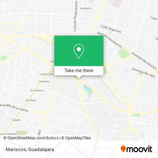 Mariscos map
