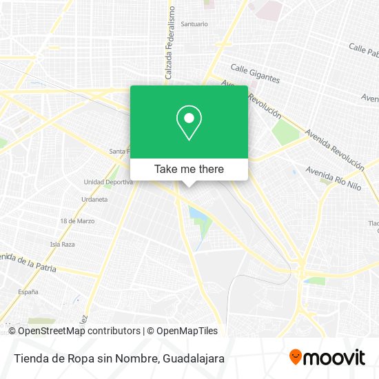 Mapa de Tienda de Ropa sin Nombre