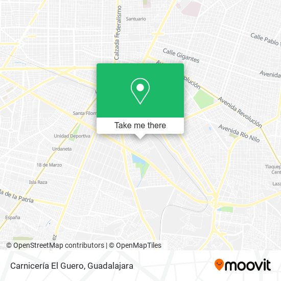 Carnicería El Guero map