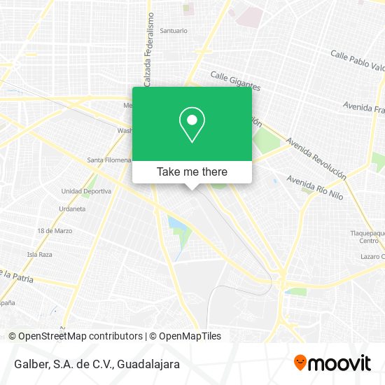 Mapa de Galber, S.A. de C.V.