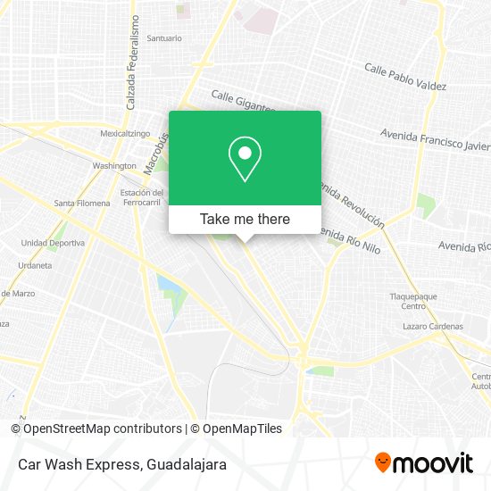 Car Wash Express map