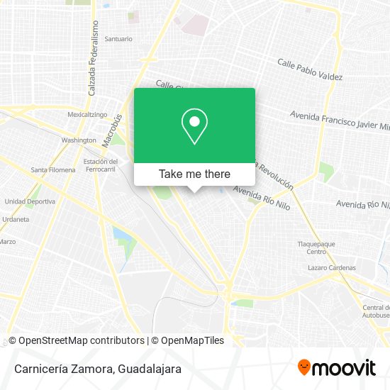 Carnicería Zamora map