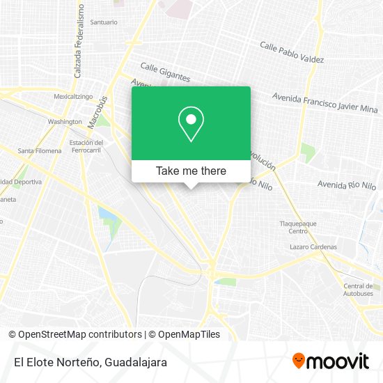 El Elote Norteño map