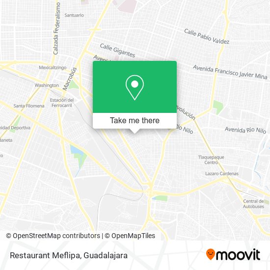 Restaurant Meflipa map