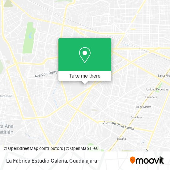 La Fábrica Estudio Galería map
