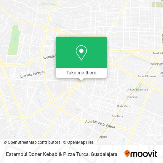 Estambul Doner Kebab & Pizza Turca map