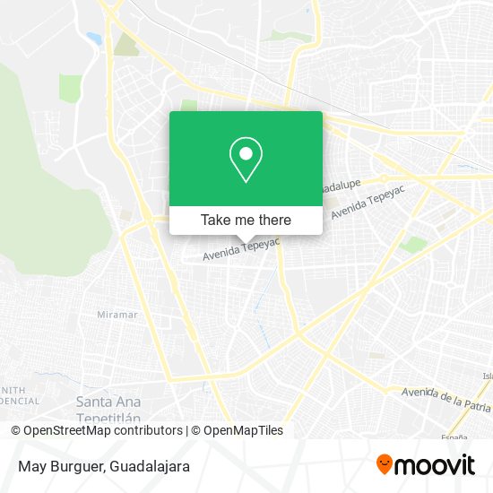 Mapa de May Burguer