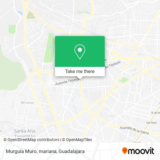 Murguía Muro, mariana map