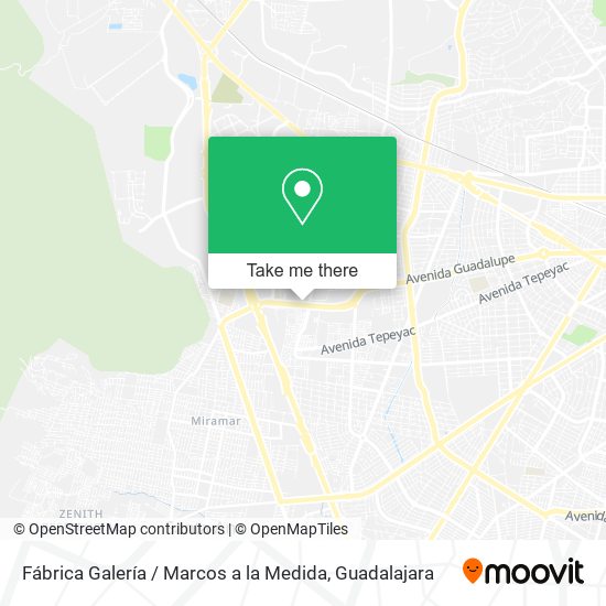 Mapa de Fábrica Galería / Marcos a la Medida