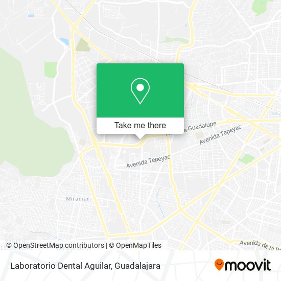 Mapa de Laboratorio Dental Aguilar