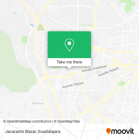Mapa de Jacaranto Bazar