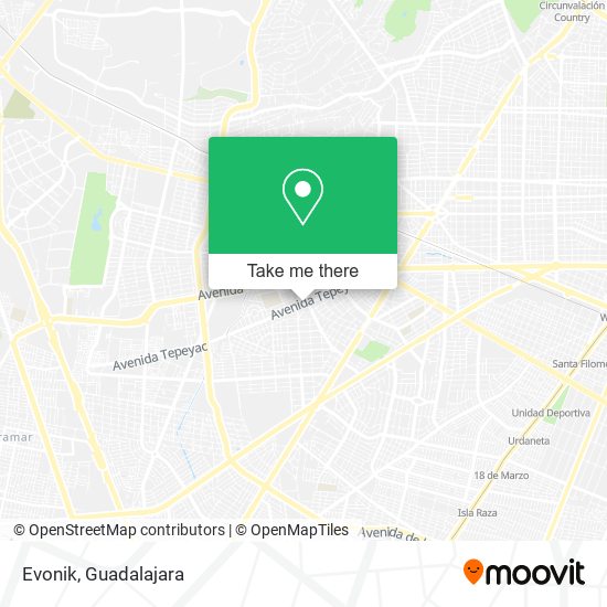 Evonik map