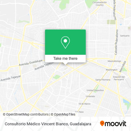 Consultorio Médico Vincent Bianco map
