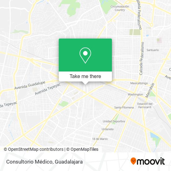 Consultorio Médico map