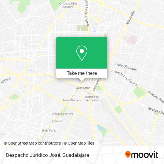 Mapa de Despacho Juridico José
