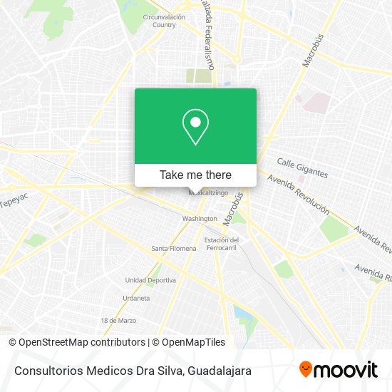 Consultorios Medicos Dra Silva map