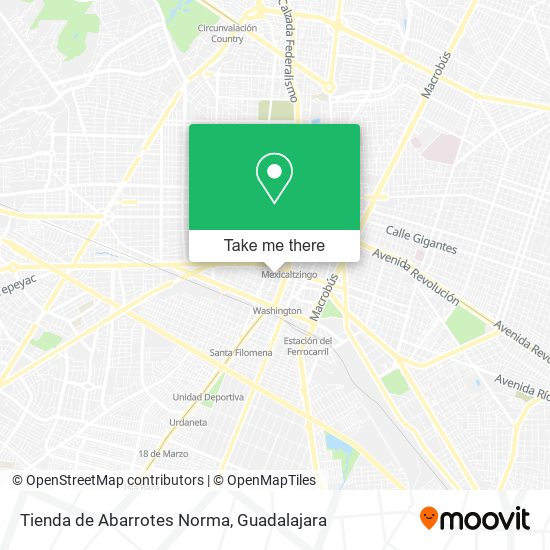 Tienda de Abarrotes Norma map