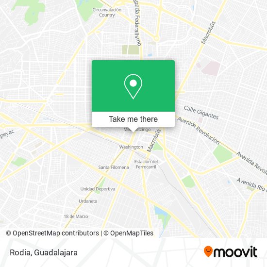 Mapa de Rodia