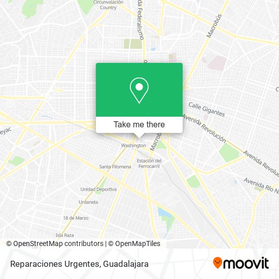 Mapa de Reparaciones Urgentes