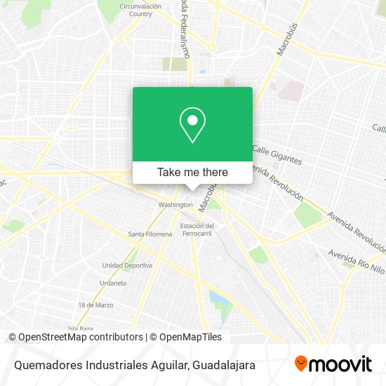 Quemadores Industriales Aguilar map