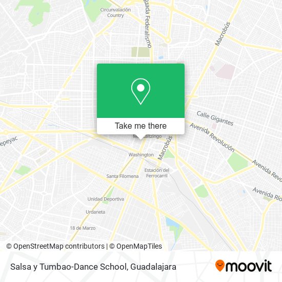 Salsa y Tumbao-Dance School map