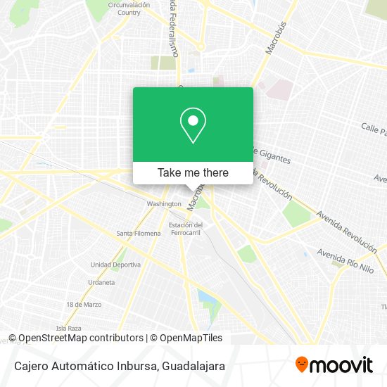 Cajero Automático Inbursa map