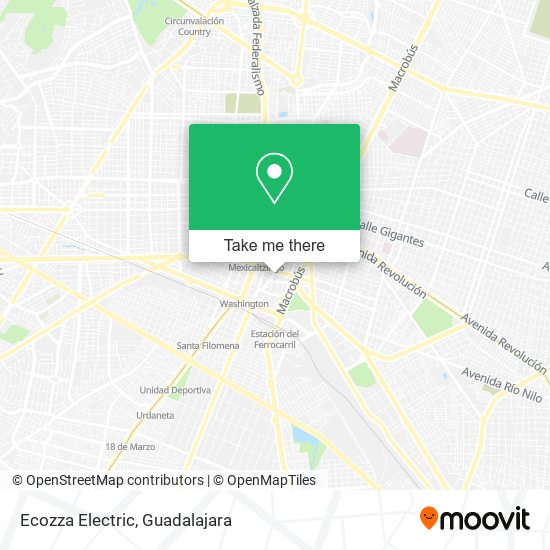 Ecozza Electric map
