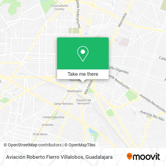 Aviación Roberto Fierro Villalobos map
