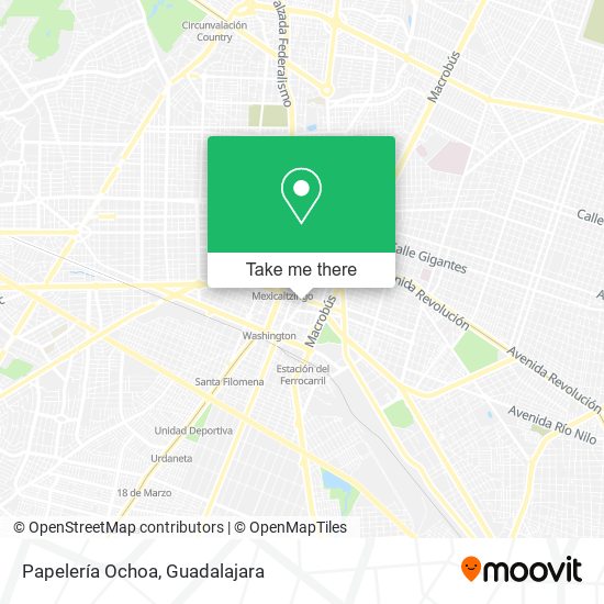 Papelería Ochoa map