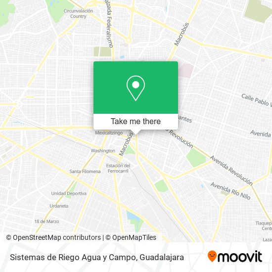 Sistemas de Riego Agua y Campo map