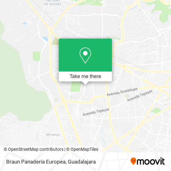 Mapa de Braun Panadería Europea