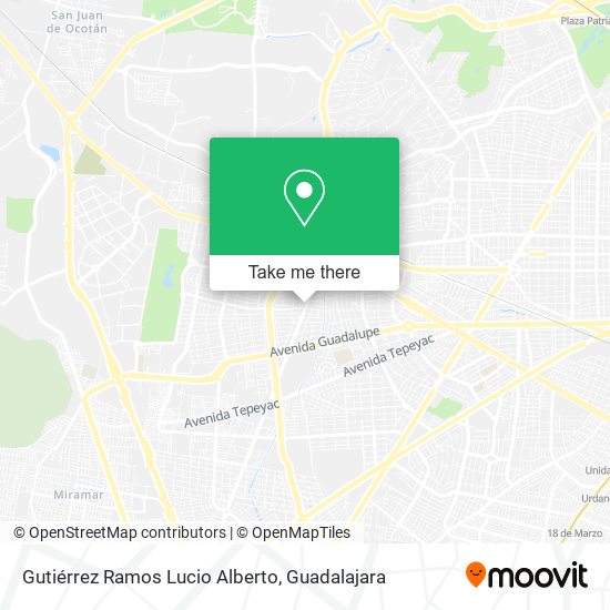 Gutiérrez Ramos Lucio Alberto map