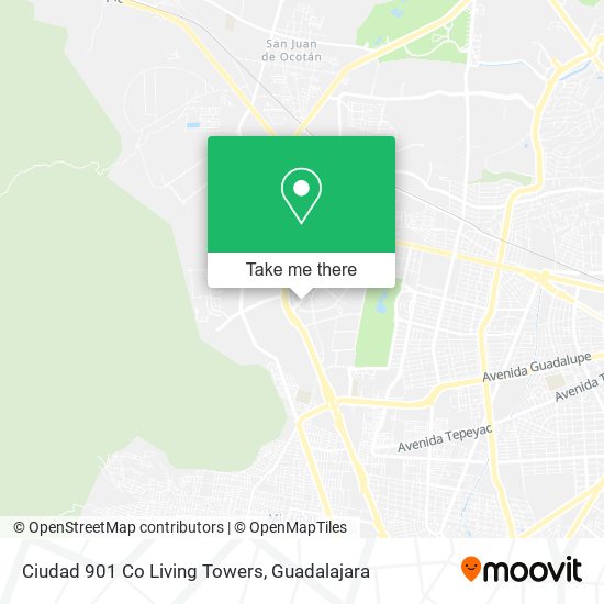 Ciudad 901 Co Living Towers map
