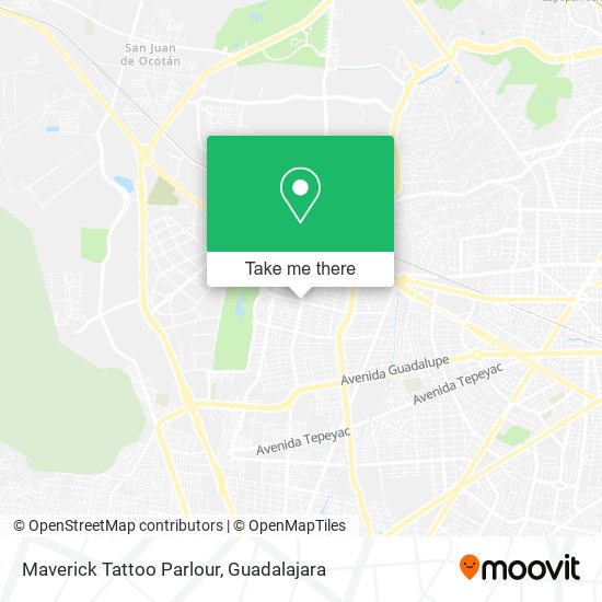 Mapa de Maverick Tattoo Parlour