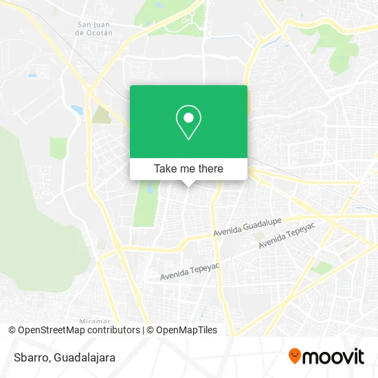 Sbarro map