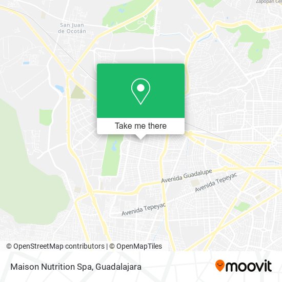 Mapa de Maison Nutrition Spa