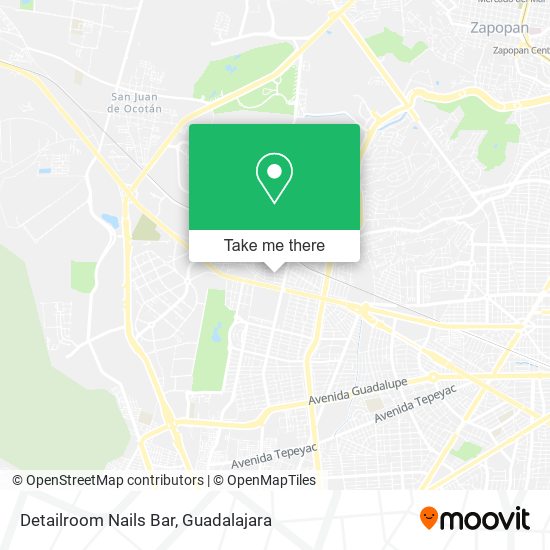 Detailroom Nails Bar map
