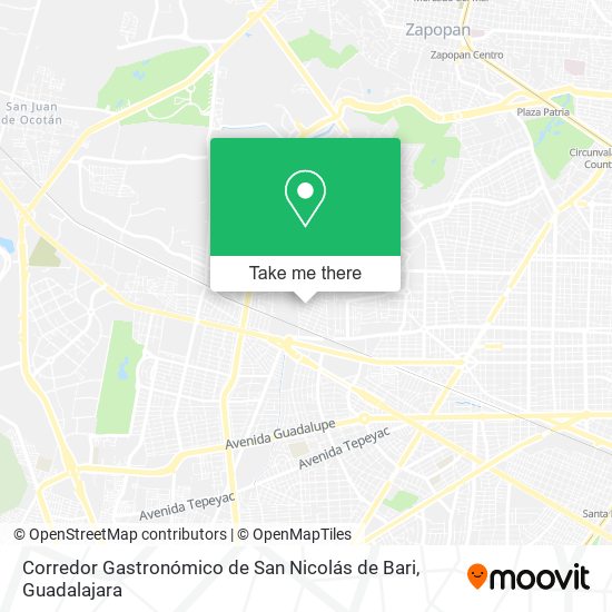 Corredor Gastronómico de San Nicolás de Bari map