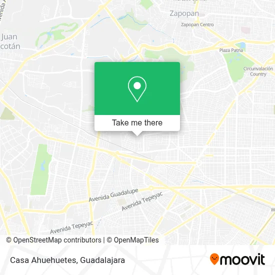 Casa Ahuehuetes map