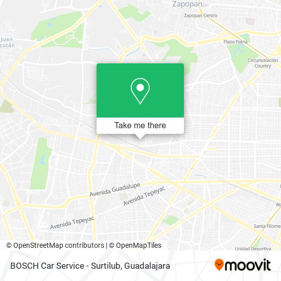 BOSCH Car Service - Surtilub map