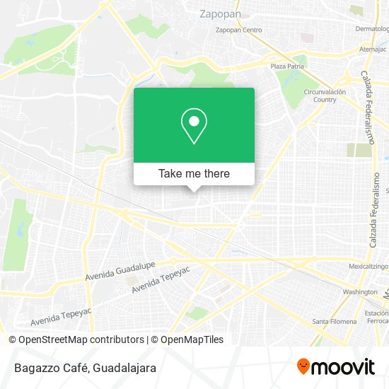 Bagazzo Café map