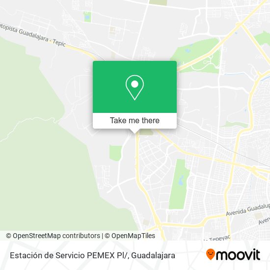 Estación de Servicio PEMEX Pl/ map