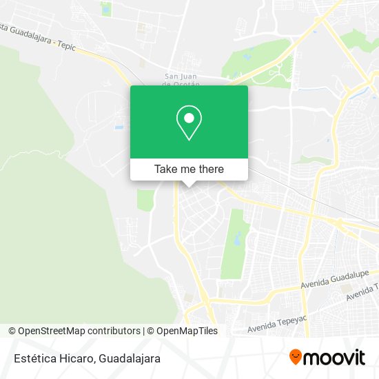 Estética Hicaro map
