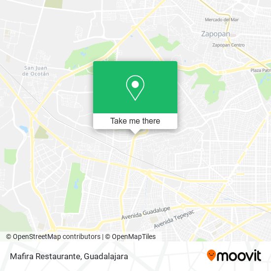 Mapa de Mafira Restaurante