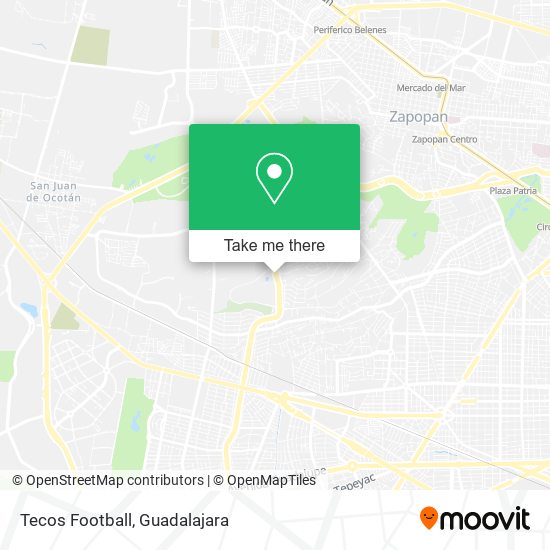 Tecos Football map