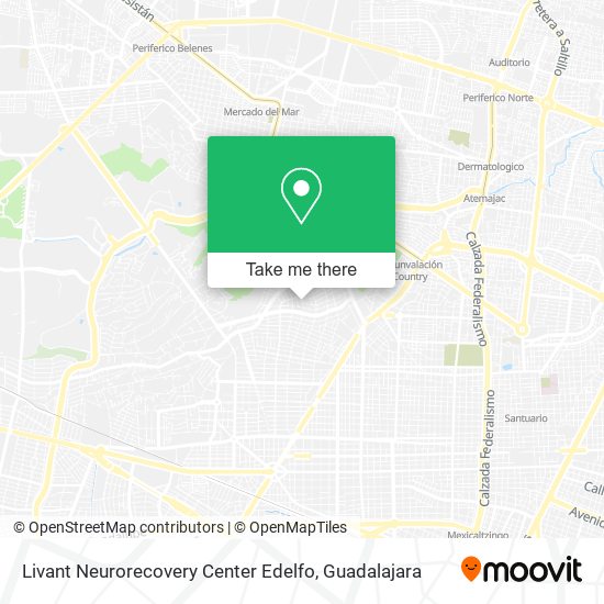 Livant Neurorecovery Center Edelfo map